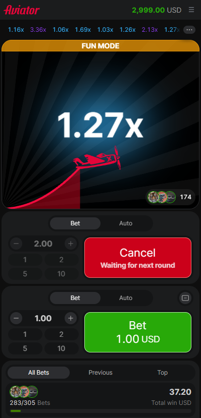 aviator screenshot 1