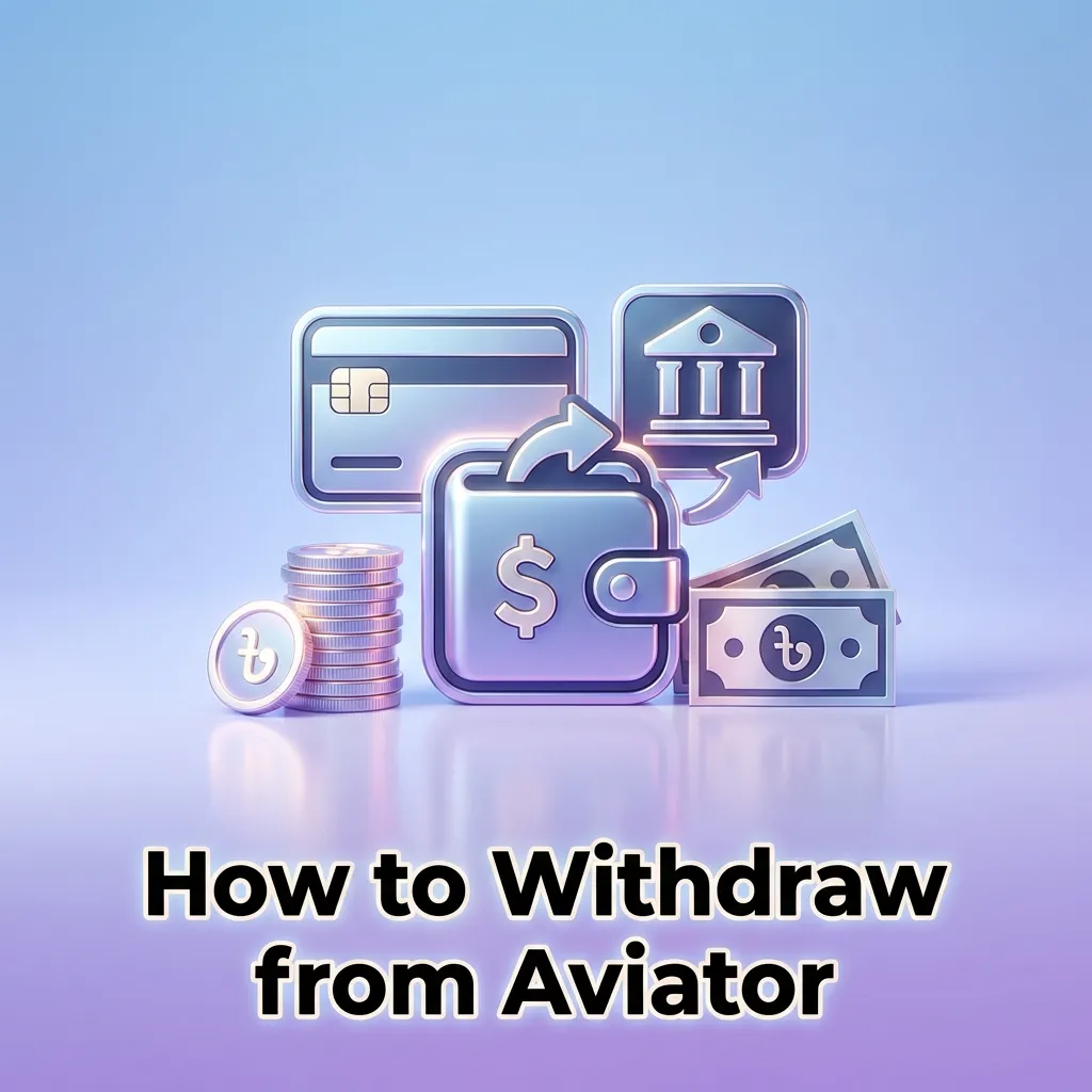 Step-by-step guide showing how to withdraw winnings from Aviator game including verification and payment method selection