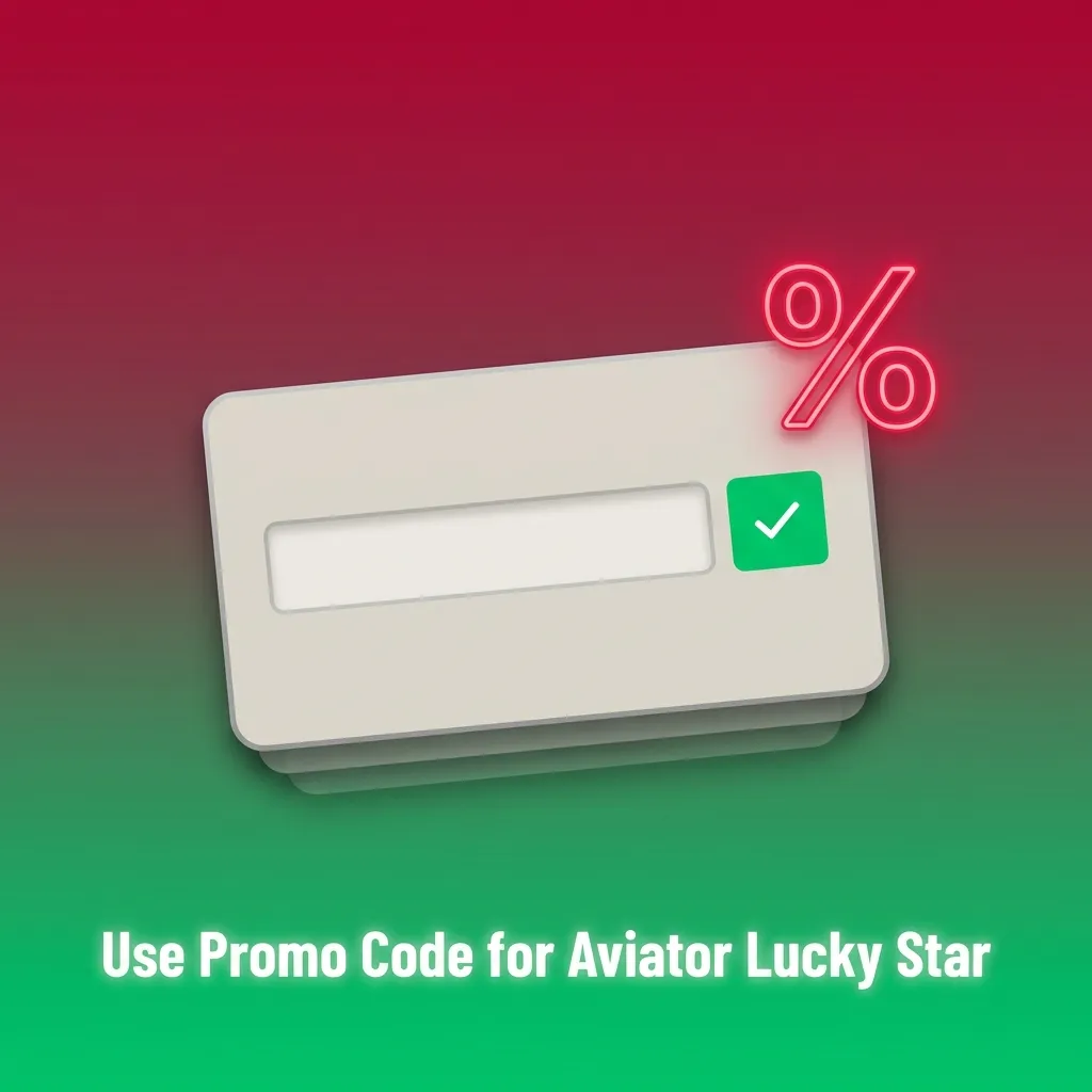 Aviator Lucky Star promo code AVIAMAX entry screen showing registration bonus activation field in account settings