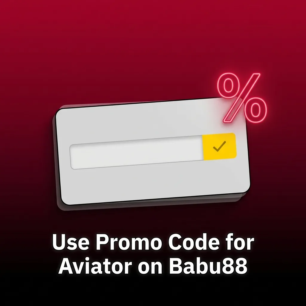 Babu88 promo code AVIAWIN entry field for Aviator game bonus during registration or in profile settings