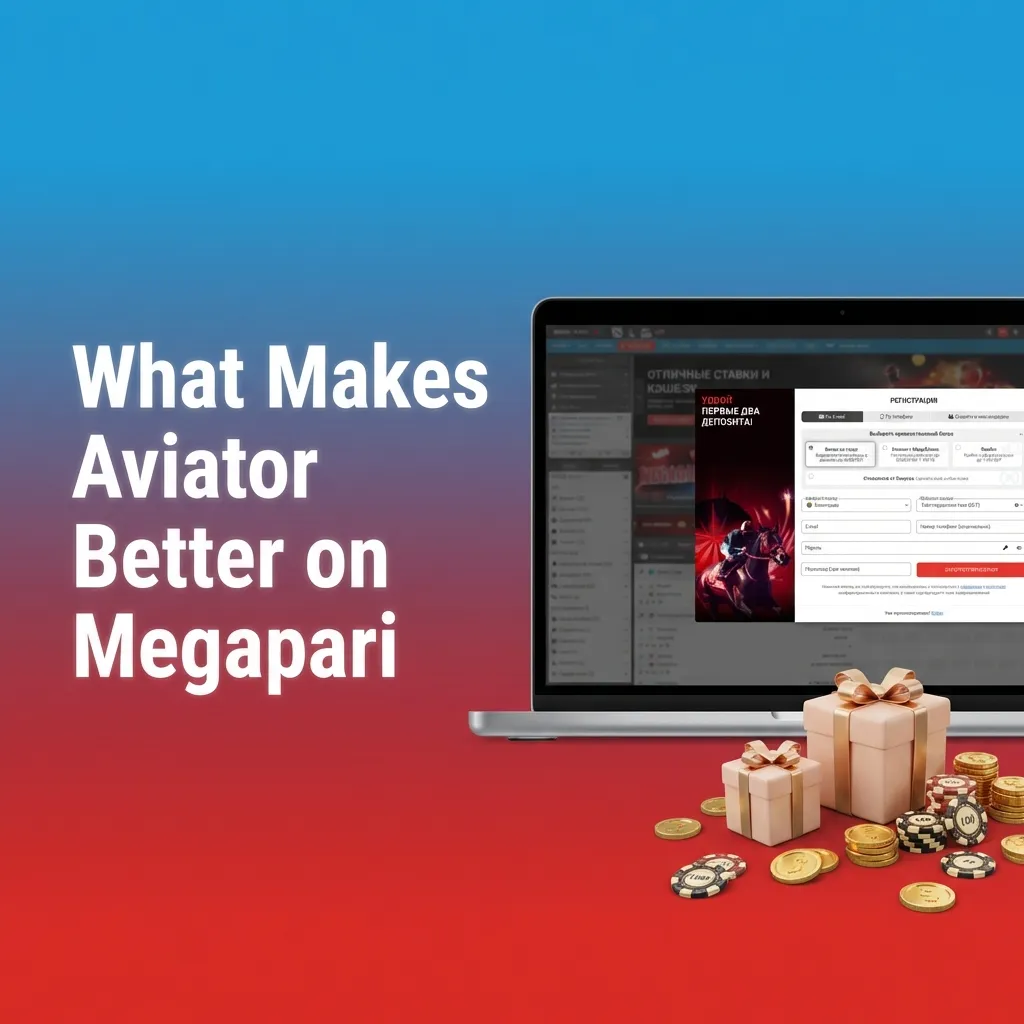 Megapari Aviator game interface showing live chat, statistics panel, and dual bet mode features for players