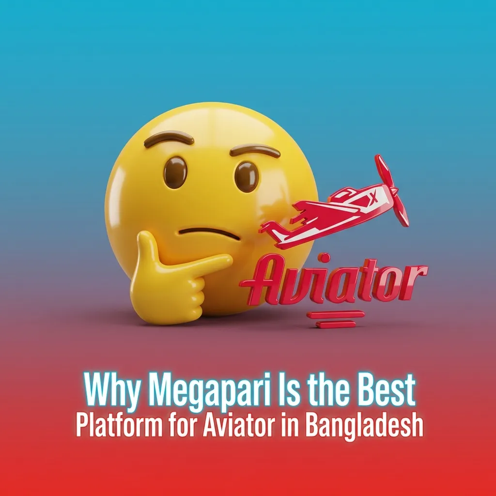 Megapari platform interface showing Aviator game with bonus offers and payment options for Bangladeshi players