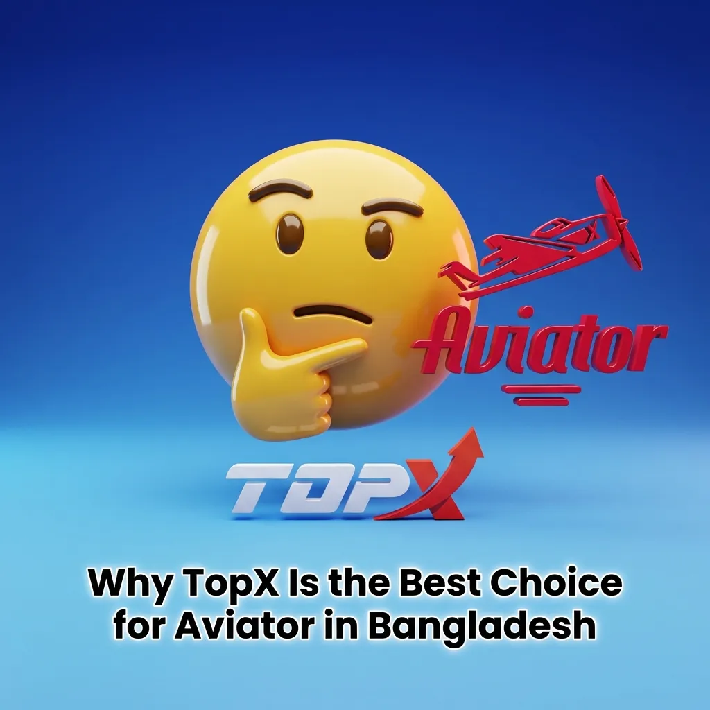TopX platform interface showing Aviator game with 97% RTP, live stats, and 500% welcome bonus for Bangladesh players